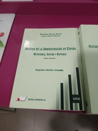 Libro Historia de la Administración en España