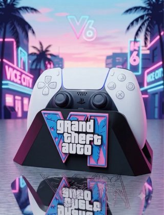 Soporte Mando PS5 GTA Vice City V6
