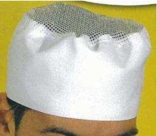 Confezione da 2 Cappelli da Barman Roll Drap Bianchi