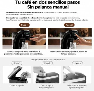 Cafetera Nespresso Dolce Gusto 5 en 1