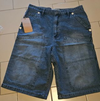 Bermuda jeans uomo tg 32