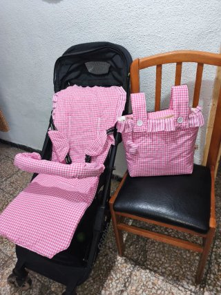 Funda y bolso para carrito de bebé