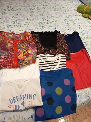 Lote 7 Camisetas Talla L