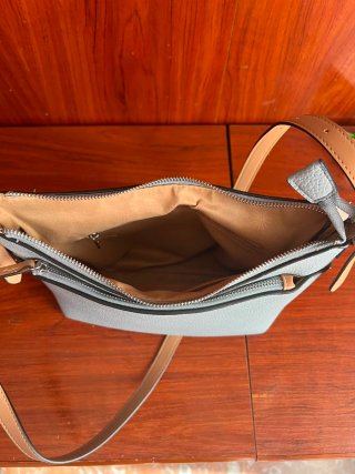Bolso bandolera azul claro