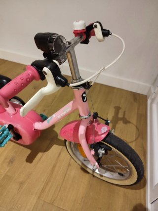 Bicicleta infantil Btwin rosa