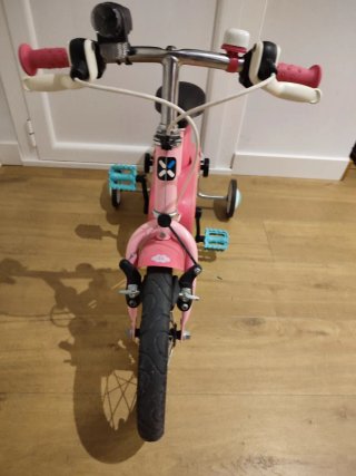 Bicicleta infantil Btwin rosa