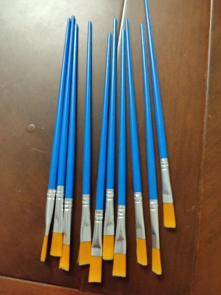 Estuche 10 Pinceles Nuevos a estrenar