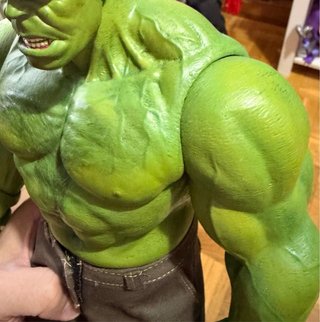 Figura Hulk copia de Hot Toys 1/6 Repintado