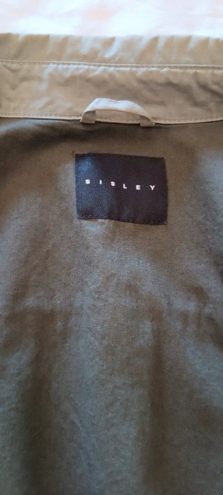 Giacca Sisley Verde Oliva Made in Italy Taglia 46