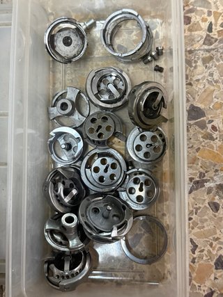 Lote de garfios y lanzaderas para máquinas de cose