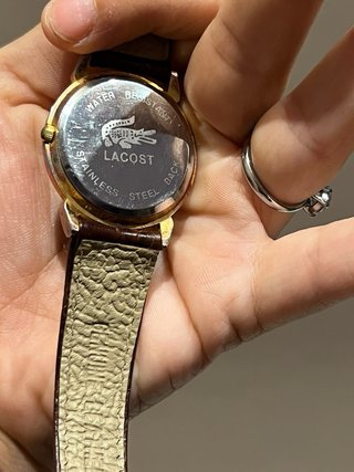 Orologio Lacoste Quarzo Donna Pelle Marrone