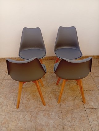 Juego de 4 Sillas Comedor/Sala