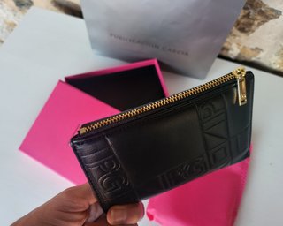 Monedero Piel Purificación García Negro
