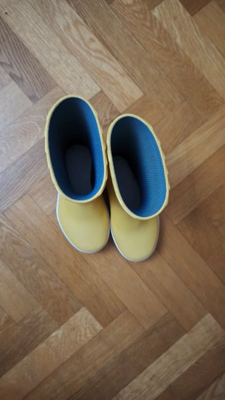 Botas de agua amarillas Tribord talla 25/26