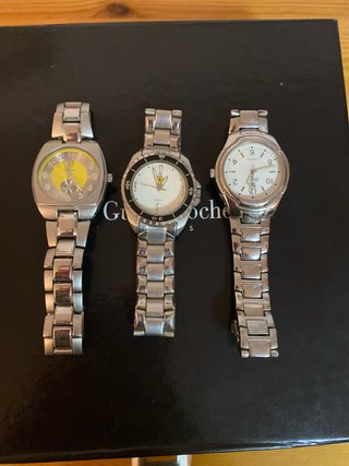 Lote 3 Relojes Pulsera Caballero