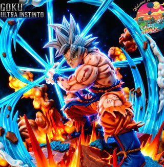 Figura Resina Goku Namek Kamehameha DBZ