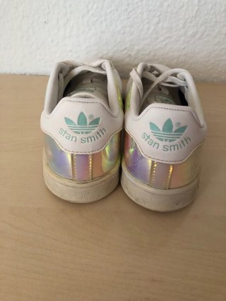 Zapatillas Adidas Stan Smith Doradas Blancas