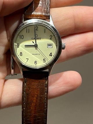 Orologio Cadet Chronostar Uomo Pelle Marrone