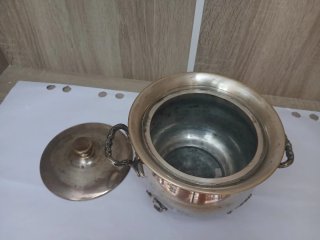 Sopera Alpaca Vintage Plateada con asas 640513926