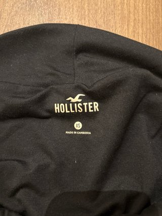 Top Hollister Negro Talla XS