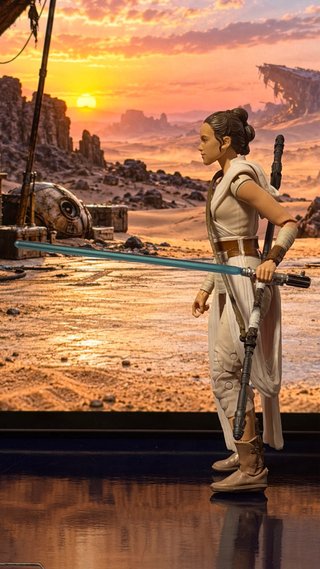 Figura Star Wars Black Series    – Rey & D-O #91