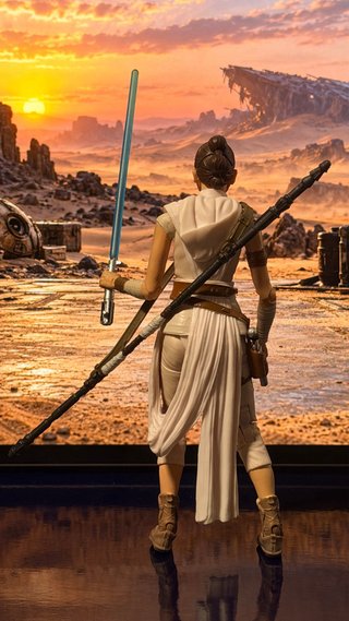 Figura Star Wars Black Series    – Rey & D-O #91