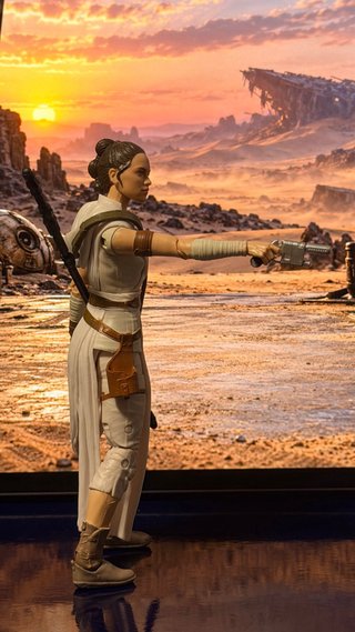 Figura Star Wars Black Series    – Rey & D-O #91
