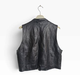 Gilet Pauw Amsterdam pelle agnello vintage L