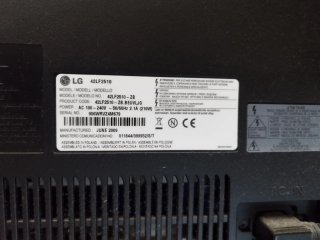 Televisor LG 42 Negro + soporte pared