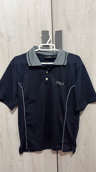 Polo Fila Vintage Blu Taglia S