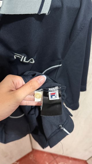 Polo Fila Vintage Blu Taglia S