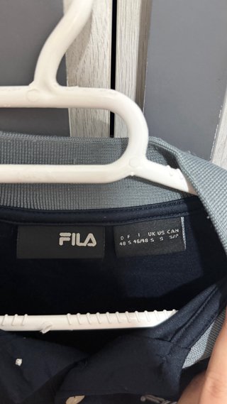 Polo Fila Vintage Blu Taglia S