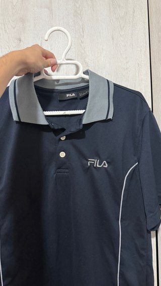 Polo Fila Vintage Blu Taglia S