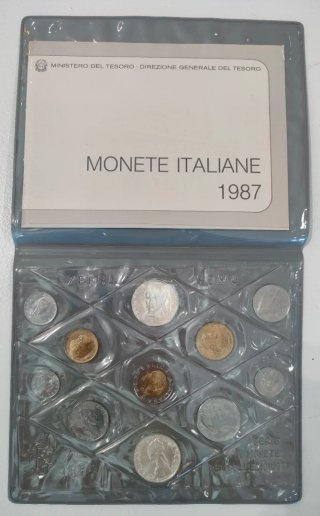 ITALIA 1987 DIVISIONALE SERIE ZECCA