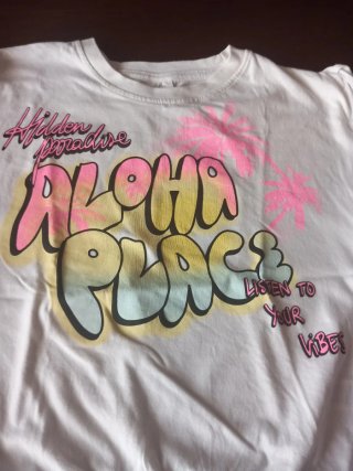T-shirt Zara ragazza Aloha Paradise