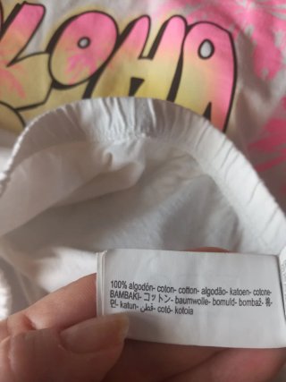 T-shirt Zara ragazza Aloha Paradise