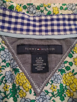 Tommy Hilfiger camisa mujer Flores Talla L