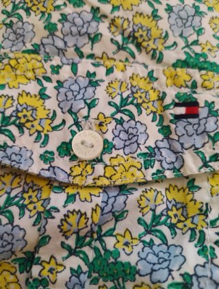 Tommy Hilfiger camisa mujer Flores Talla L