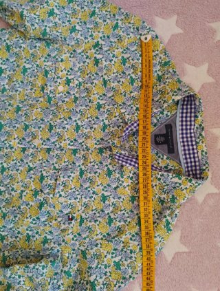 Tommy Hilfiger camisa mujer Flores Talla L