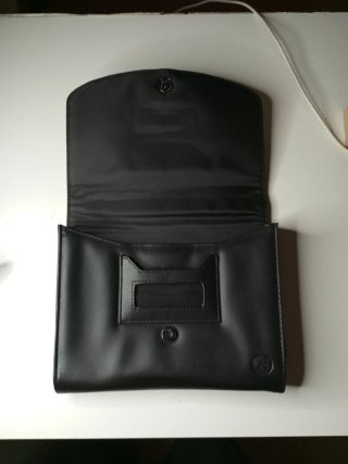 Porta Documentos BMW Couro Preto