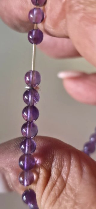 Pulsera tous amatistas y plata