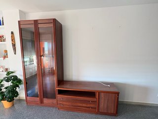 Vitrina y Mueble Comedor Madera