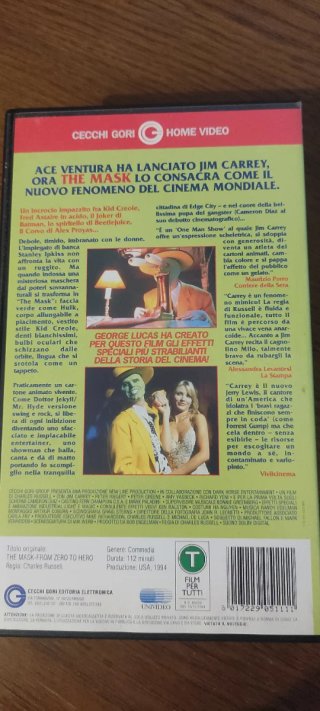 The Mask VHS - Jim Carrey, Cameron Diaz