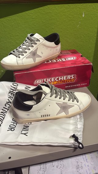 Golden Goose Sneakers Blancas y Grises