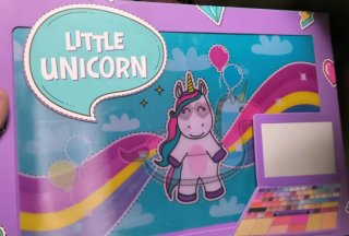 Estuche de maquillaje infantil Little Unicorn