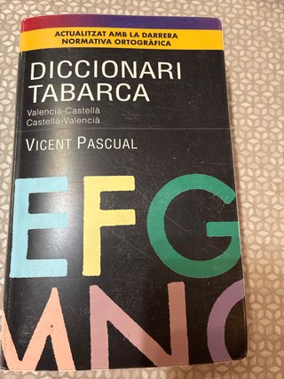 Diccionari Tabarca valencià-castellà, castellà-...