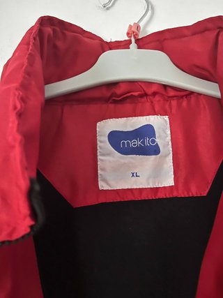 Impermeabile Rosso Uomo Taglia XL