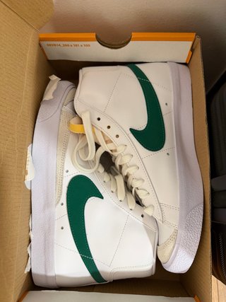 Zapatillas Nike Blazer Mid '77 Blanco Verde