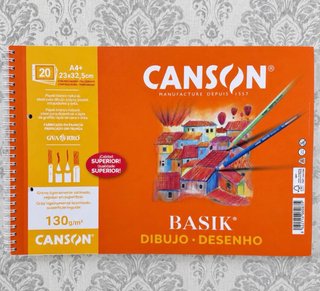 Libro de Dibujo Canson Basik A4+ 20 hojas nuevo
