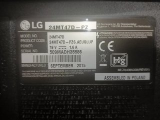 TV LG 24 + Soporte Pared